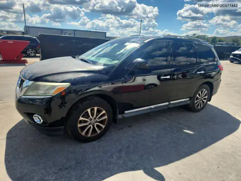 5N1AR2MN1DC677442 — 2013 Nissan Pathfinder, Передняя часть, фото до ремонта