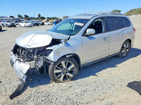 5N1AR2MN3EC722687 — 2014 Nissan Pathfinder, Передняя часть (Front End), фото до ремонта