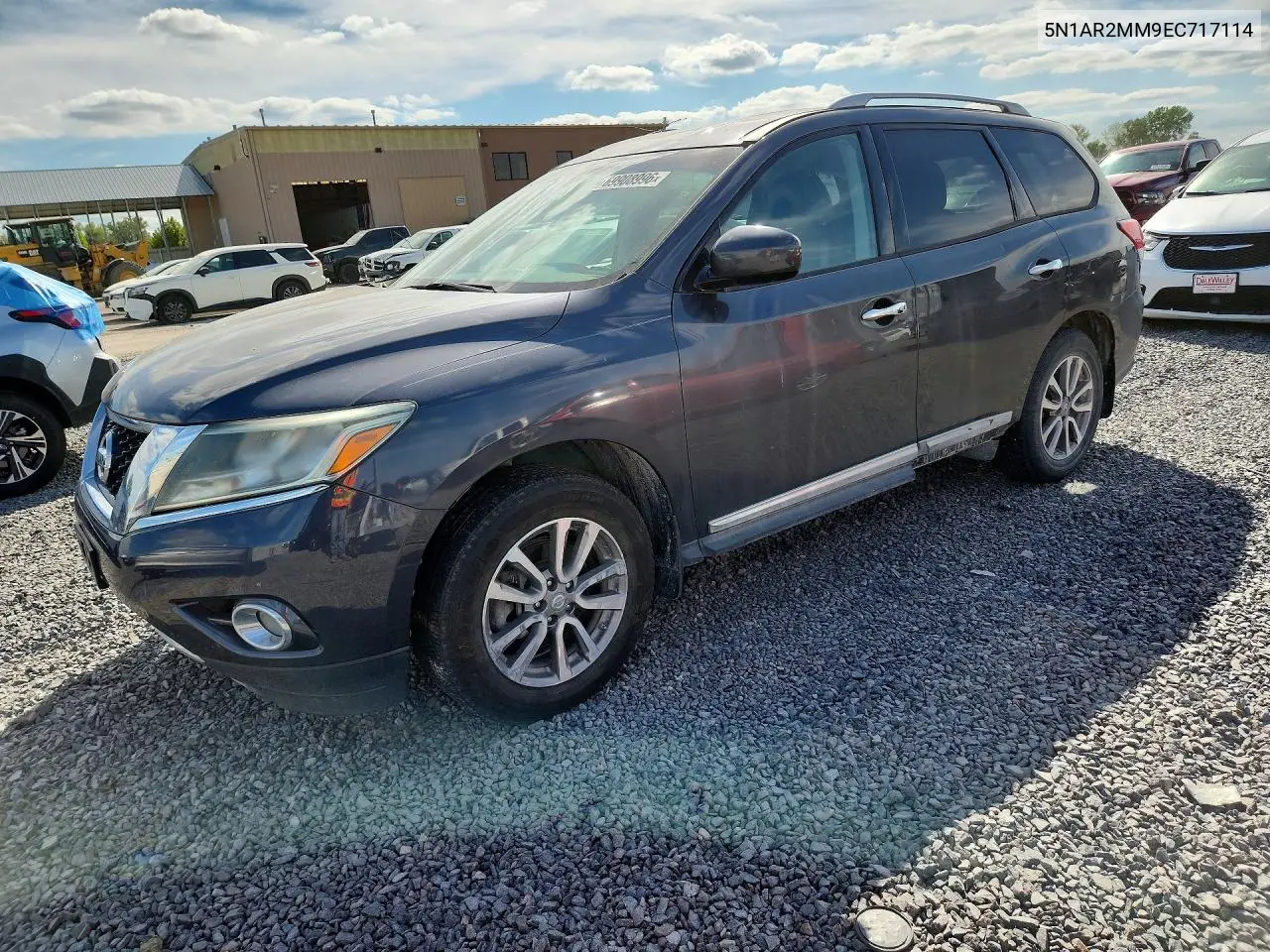 5N1AR2MM9EC717114 Nissan Pathfinder 2014 — повреждение Боковая часть, фото до ремонта