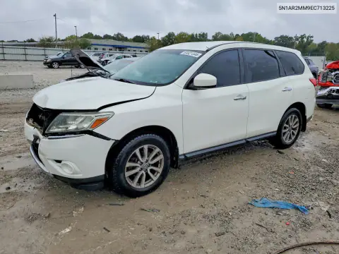 5N1AR2MM9EC713225 Nissan Pathfinder 2014 — повреждение Передняя часть, фото до ремонта