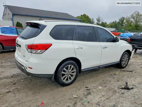 5N1AR2MM9EC713225 — 2014 Nissan Pathfinder, фото 3 с аукциона Copart, Передняя часть