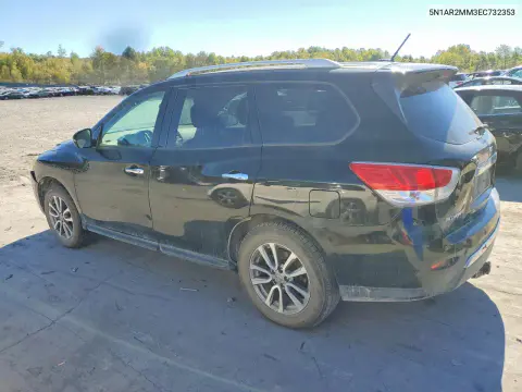 2014 Nissan Pathfinder Sv VIN 5N1AR2MM3EC732353 фото 2