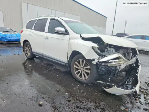 2014 Nissan Pathfinder Sl VIN 5N1AR2MN7EC701406 фото 4