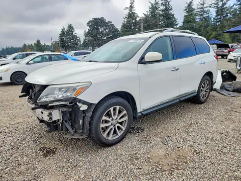 5N1AR2MM4EC605417 — 2014 Nissan Pathfinder, Передняя часть (Front End), фото до ремонта