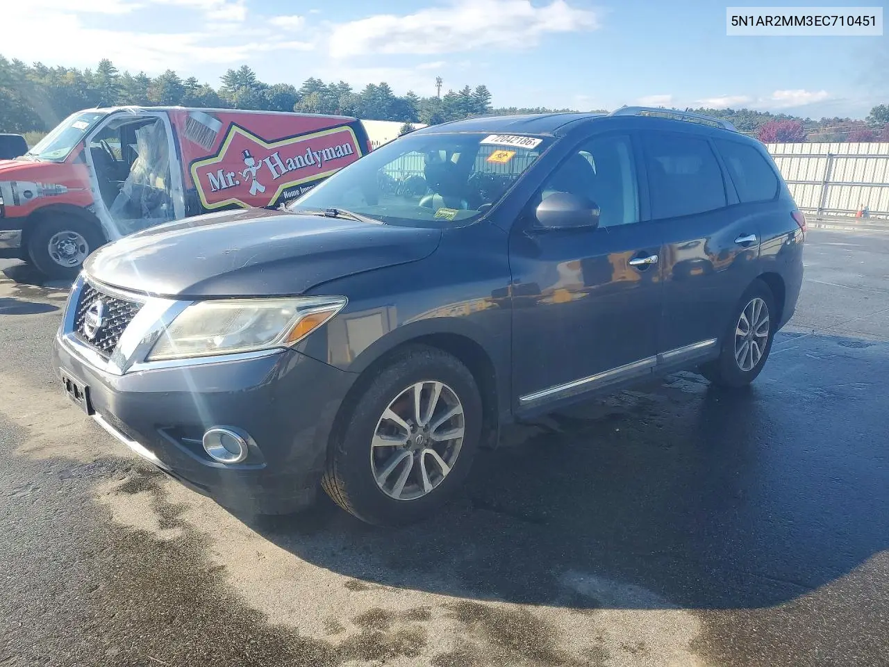 2014 Nissan Pathfinder Sl VIN 5N1AR2MM3EC710451 фото 1