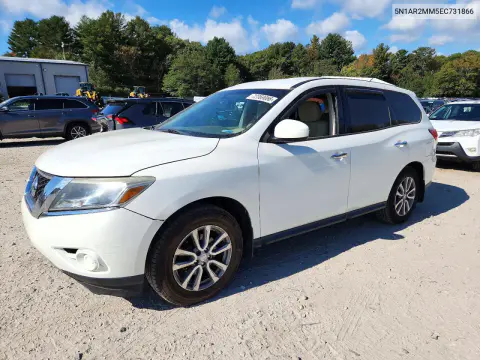 5N1AR2MM5EC731866 — 2014 Nissan Pathfinder, Механические повреждения, фото до ремонта
