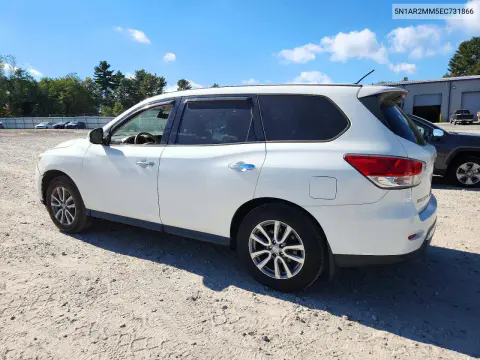 2014 Nissan Pathfinder S VIN 5N1AR2MM5EC731866 фото 2