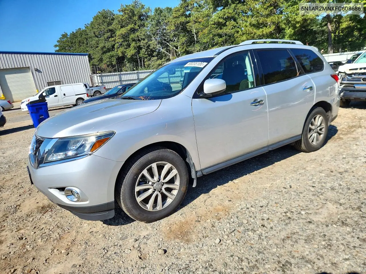 2015 Nissan Pathfinder Sv VIN 5N1AR2MNXFC608686 фото 1