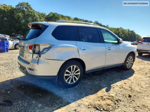 2015 Nissan Pathfinder Sv VIN 5N1AR2MNXFC608686 фото 3