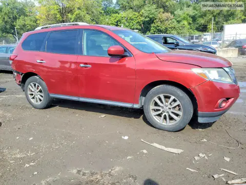 2015 Nissan Pathfinder S VIN 5N1AR2MMXFC670645 фото 4