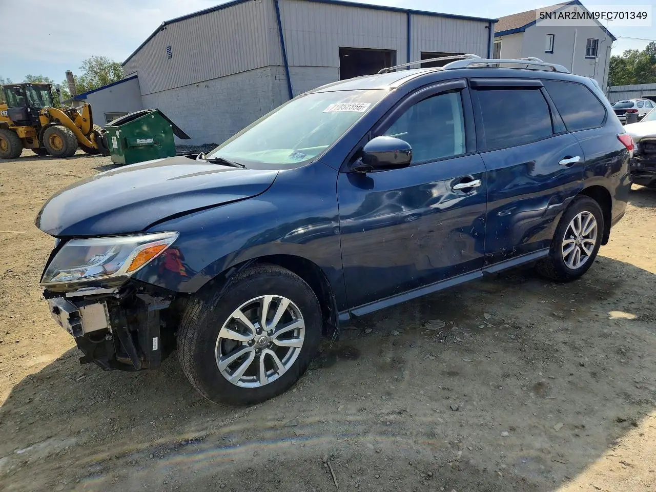 5N1AR2MM9FC701349 Nissan Pathfinder 2015 — повреждение Передняя часть, фото до ремонта
