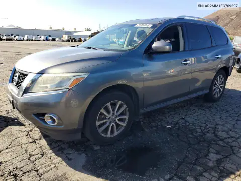 5N1AR2MM1FC709297 — 2015 Nissan Pathfinder, Сторона, фото до ремонта