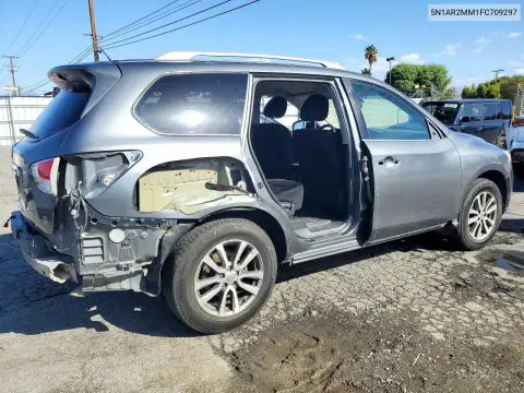 5N1AR2MM1FC709297 — 2015 Nissan Pathfinder, фото 3 с аукциона Copart, Сторона