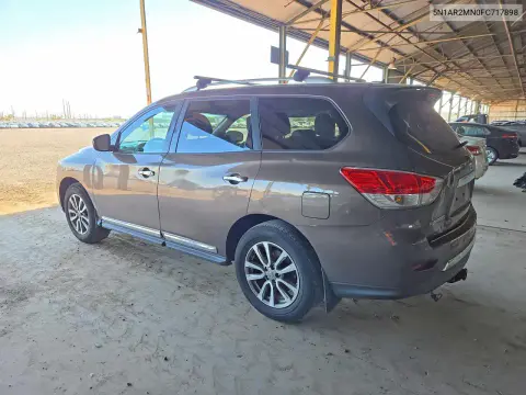 2015 Nissan Pathfinder Sl VIN 5N1AR2MN0FC717898 фото 2