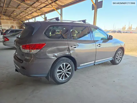 2015 Nissan Pathfinder Sl VIN 5N1AR2MN0FC717898 фото 3