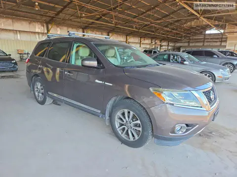 2015 Nissan Pathfinder Sl VIN 5N1AR2MN0FC717898 фото 4