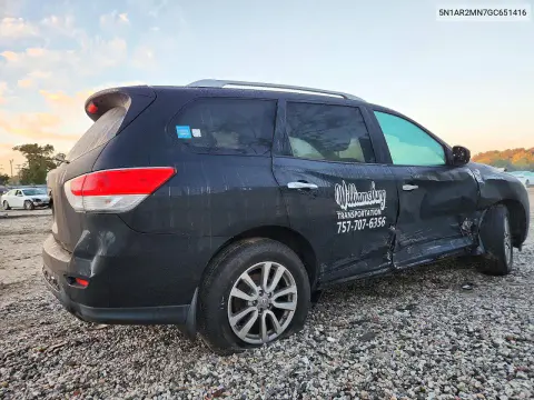 2016 Nissan Pathfinder S VIN 5N1AR2MN7GC651416 фото 3