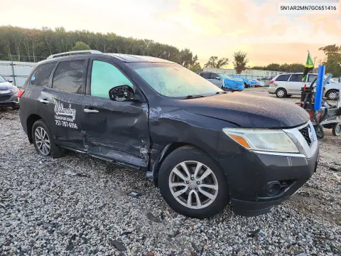 2016 Nissan Pathfinder S VIN 5N1AR2MN7GC651416 фото 4