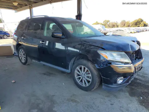 2016 Nissan Pathfinder Sv VIN 5N1AR2MM1GC655355 фото 4