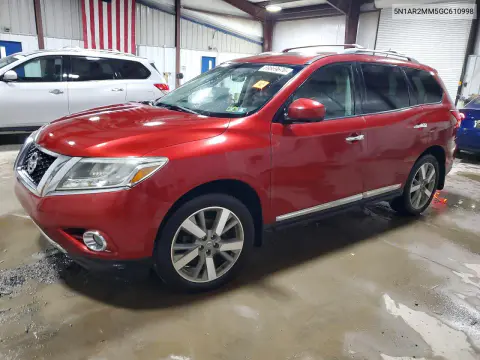 5N1AR2MM5GC610998 — 2016 Nissan Pathfinder, Передняя часть, фото до ремонта