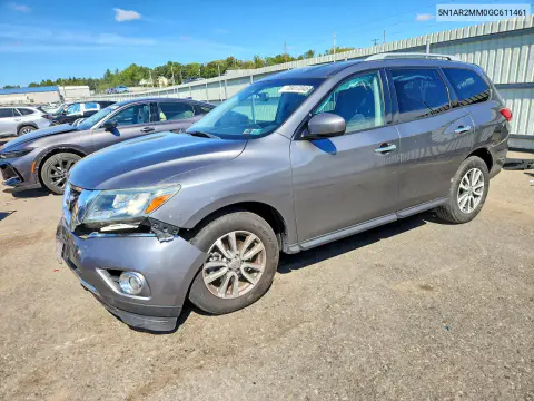 5N1AR2MM0GC611461 — 2016 Nissan Pathfinder, Передняя часть, фото до ремонта
