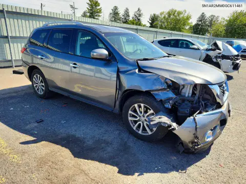 2016 Nissan Pathfinder Sv VIN 5N1AR2MM0GC611461 фото 4