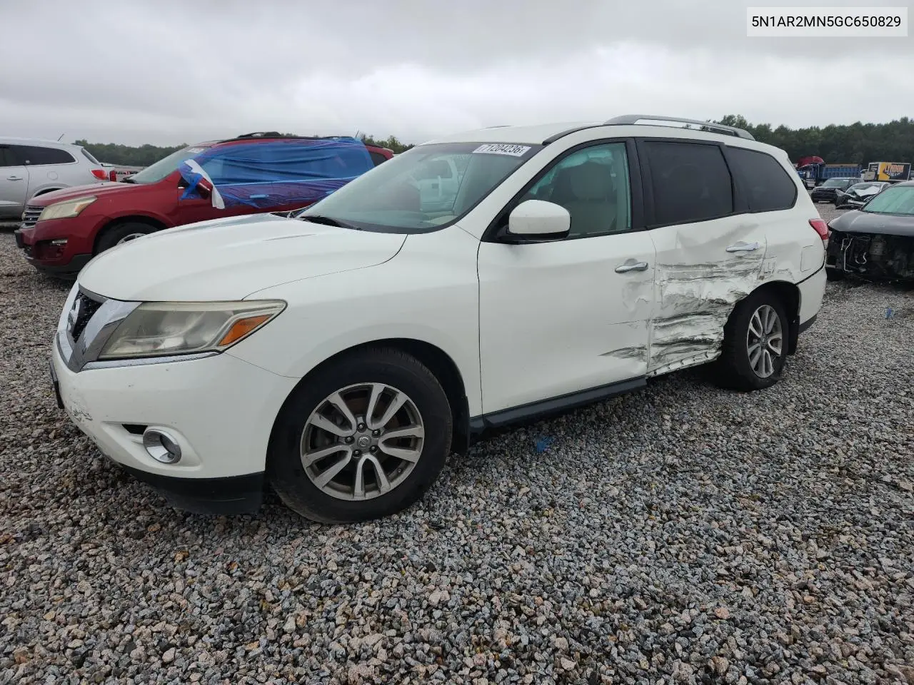 2016 Nissan Pathfinder Sv VIN 5N1AR2MN5GC650829 фото 1
