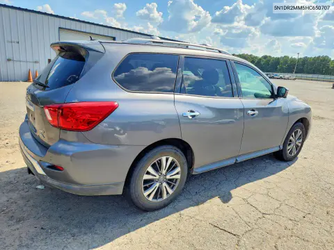 2017 Nissan Pathfinder Sl VIN 5N1DR2MM5HC650707 фото 3