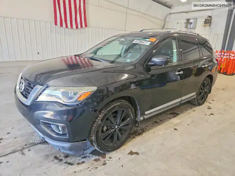 5N1DR2MN5HC699401 — 2017 Nissan Pathfinder, Естественный износ, фото до ремонта
