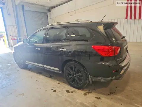 5N1DR2MN5HC699401 — 2017 Nissan Pathfinder, фото 2 с аукциона Copart 15.10.2026, Естественный износ