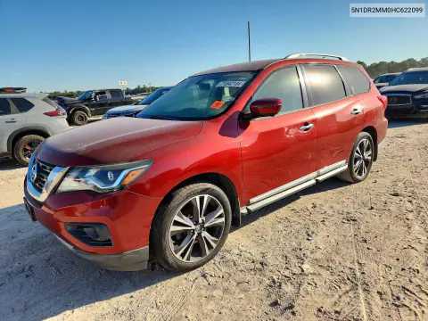 5N1DR2MM0HC622099 — 2017 Nissan Pathfinder, Мелкие вмятины и царапины, фото до ремонта