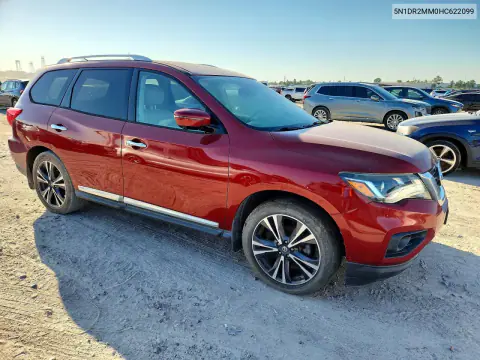 2017 Nissan Pathfinder VIN 5N1DR2MM0HC622099 фото 4