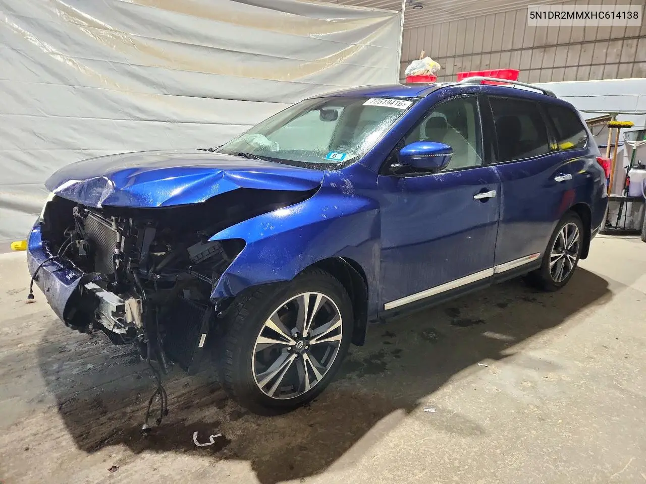 2017 Nissan Pathfinder Platinum VIN 5N1DR2MMXHC614138 фото 1
