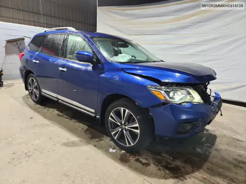 2017 Nissan Pathfinder Platinum VIN 5N1DR2MMXHC614138 фото 4