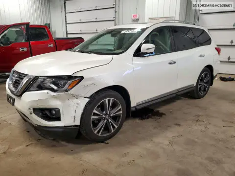 5N1DR2MM6HC638601 — 2017 Nissan Pathfinder, Передняя часть, фото до ремонта