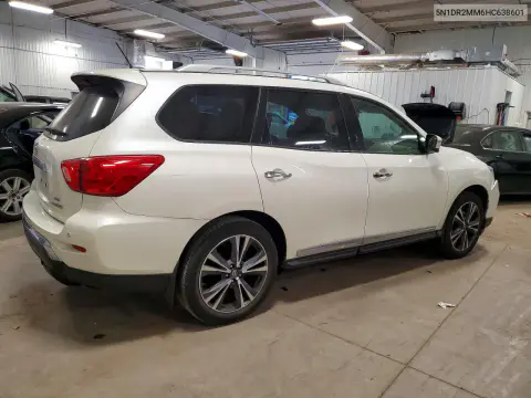 2017 Nissan Pathfinder Platinum VIN 5N1DR2MM6HC638601 фото 3