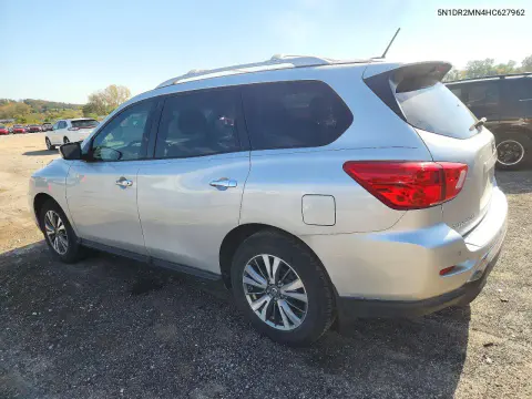 2017 Nissan Pathfinder Sv VIN 5N1DR2MN4HC627962 фото 2