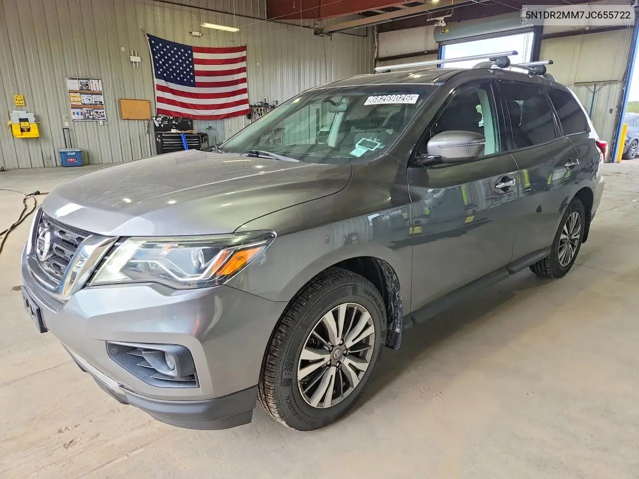 5N1DR2MM7JC655722 Nissan Pathfinder 2018 — повреждение Естественный износ, фото до ремонта