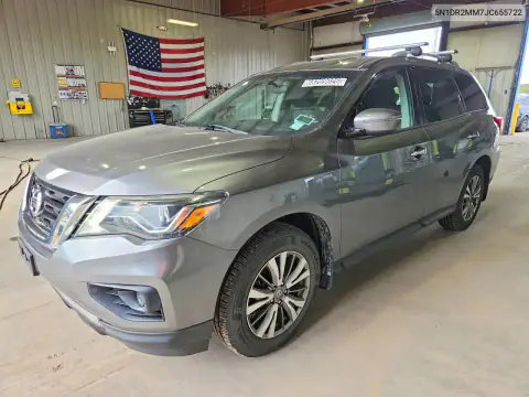 5N1DR2MM7JC655722 — 2018 Nissan Pathfinder, Естественный износ, фото до ремонта