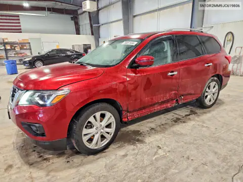 5N1DR2MM9JC619806 — 2018 Nissan Pathfinder, Сторона, фото до ремонта