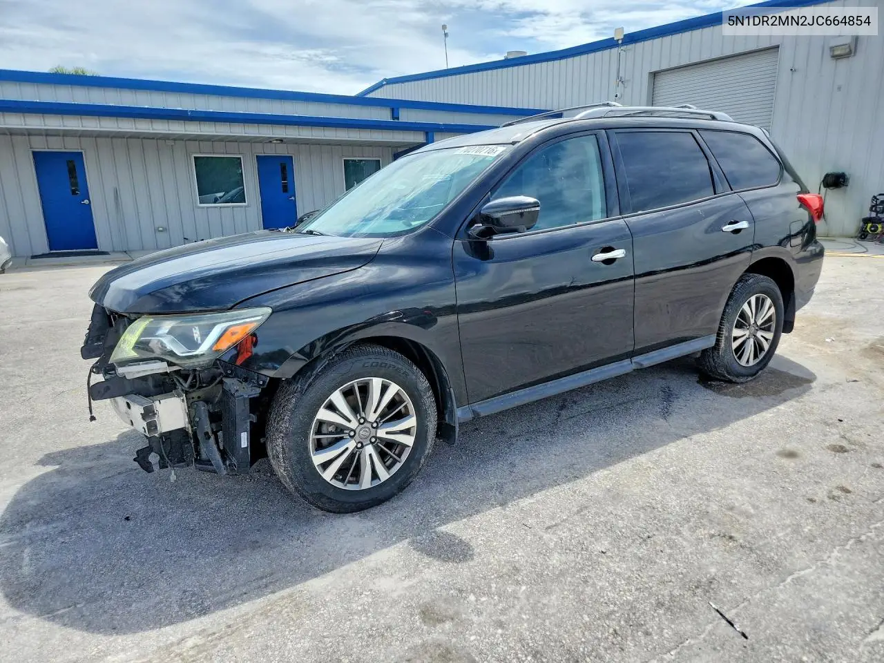 2018 Nissan Pathfinder Sl VIN 5N1DR2MN2JC664854 фото 1