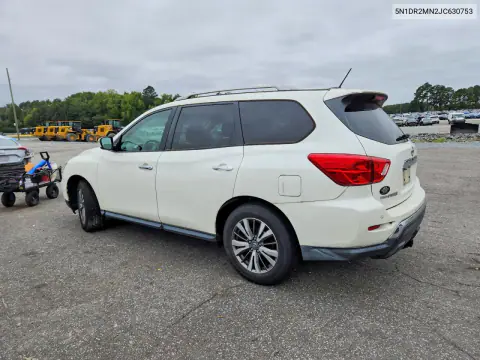 2018 Nissan Pathfinder Sv VIN 5N1DR2MN2JC630753 фото 2