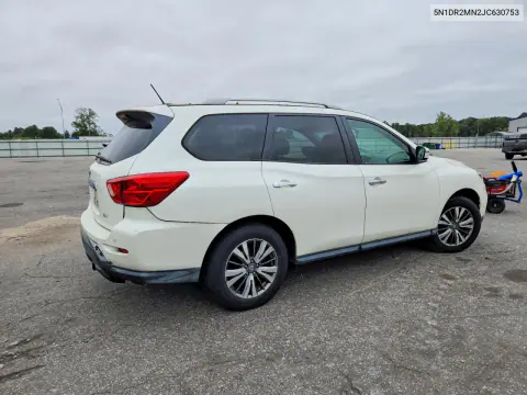 2018 Nissan Pathfinder Sv VIN 5N1DR2MN2JC630753 фото 3