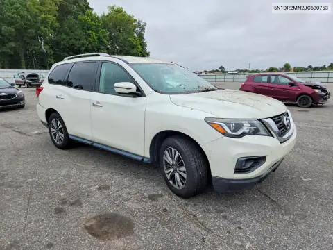 2018 Nissan Pathfinder Sv VIN 5N1DR2MN2JC630753 фото 4
