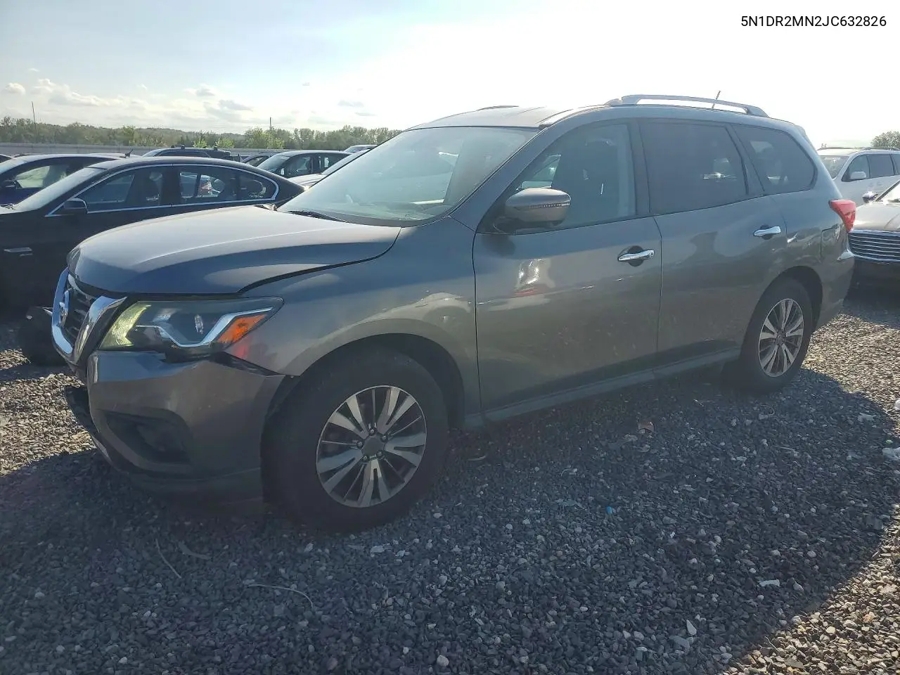 2018 Nissan Pathfinder Sl VIN 5N1DR2MN2JC632826 фото 1