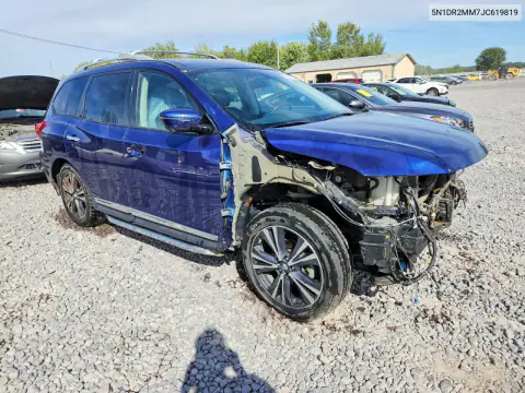 2018 Nissan Pathfinder Platinum VIN 5N1DR2MM7JC619819 фото 4