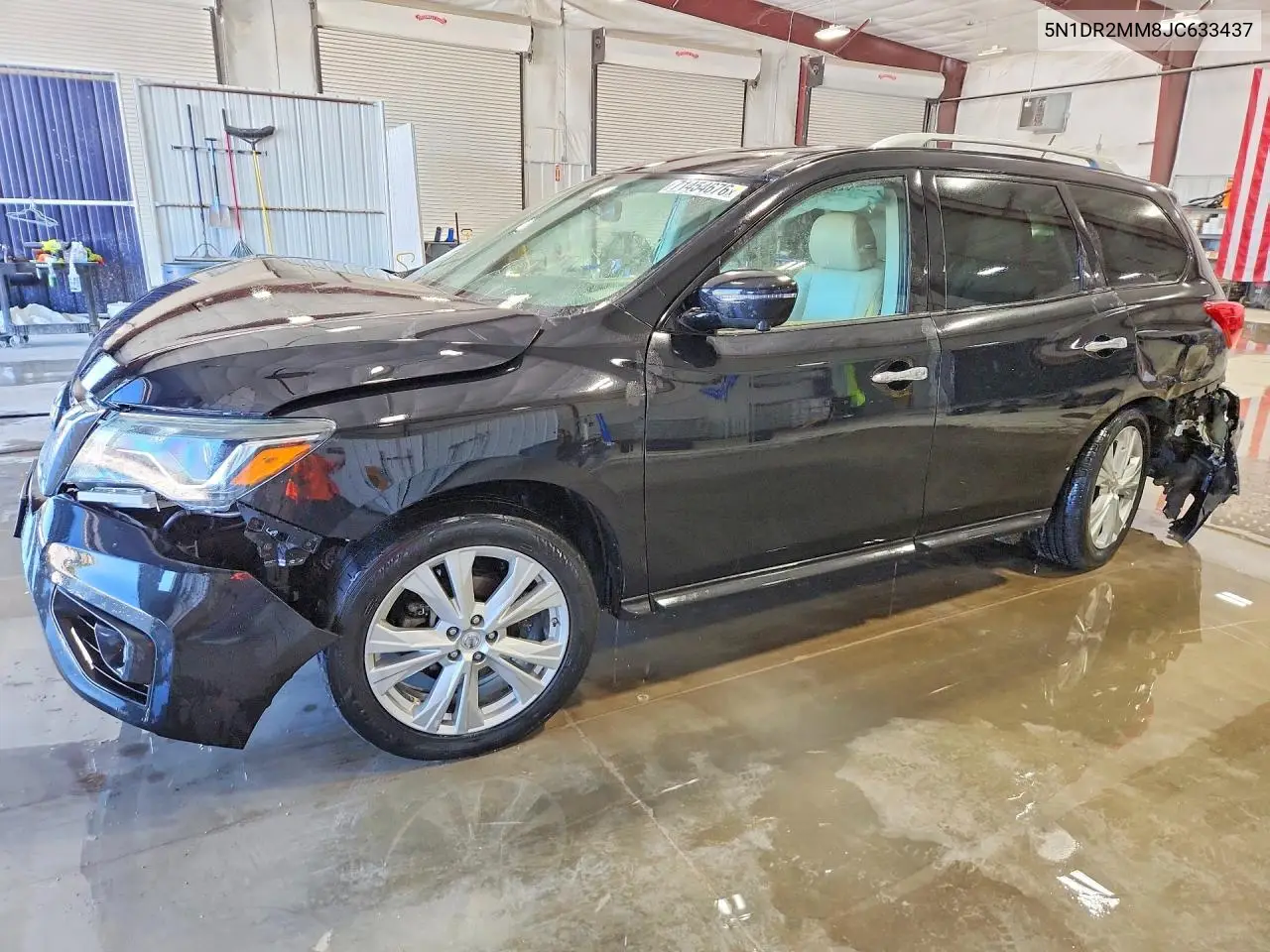2018 Nissan Pathfinder Sl VIN 5N1DR2MM8JC633437 фото 1