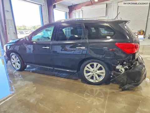 2018 Nissan Pathfinder Sl VIN 5N1DR2MM8JC633437 фото 2