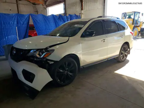 5N1DR2MM8JC627685 — 2018 Nissan Pathfinder, Передняя часть, фото до ремонта