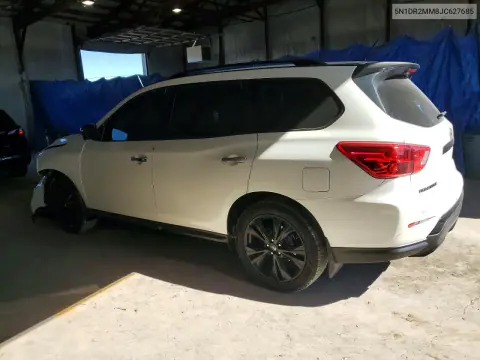 2018 Nissan Pathfinder Sl VIN 5N1DR2MM8JC627685 фото 2
